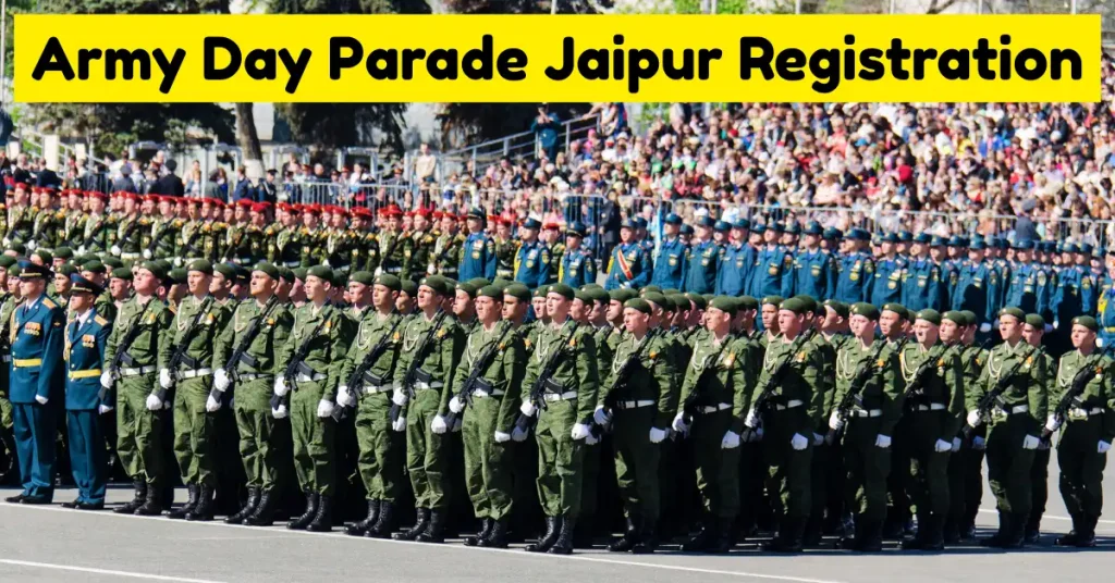 Army Day Parade Jaipur Registration