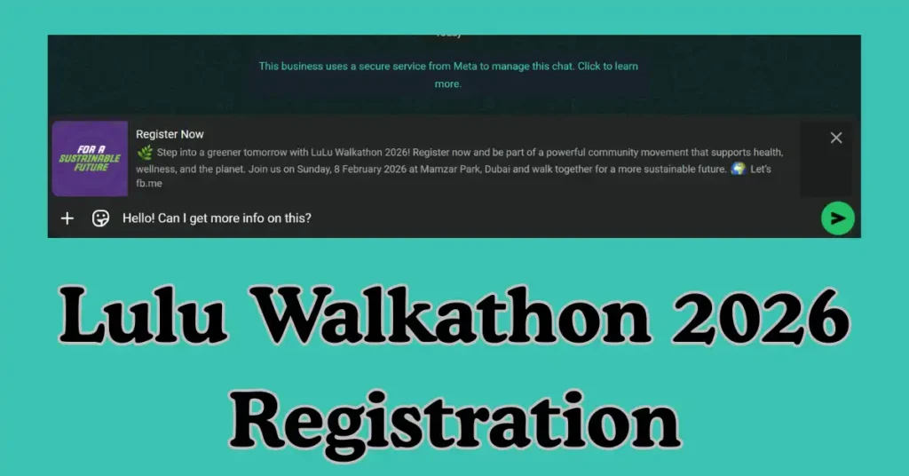 Lulu Walkathon 2026 Registration
