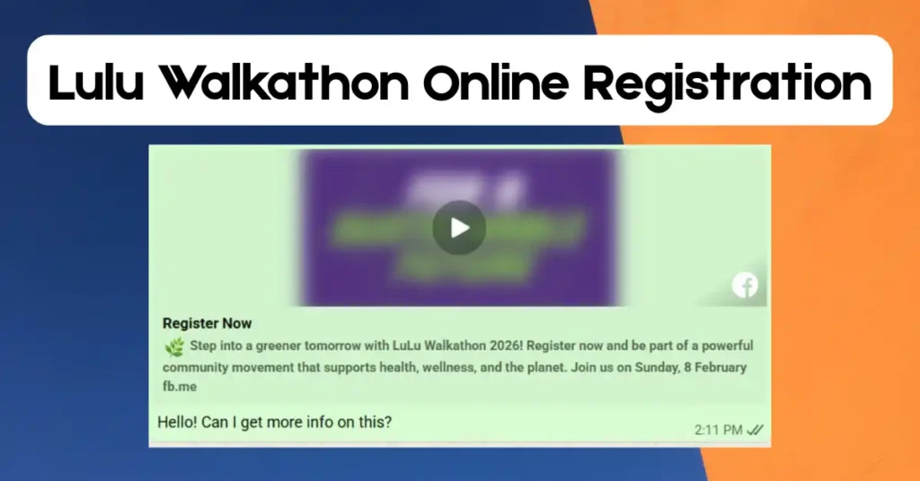 Lulu Walkathon Online Registration